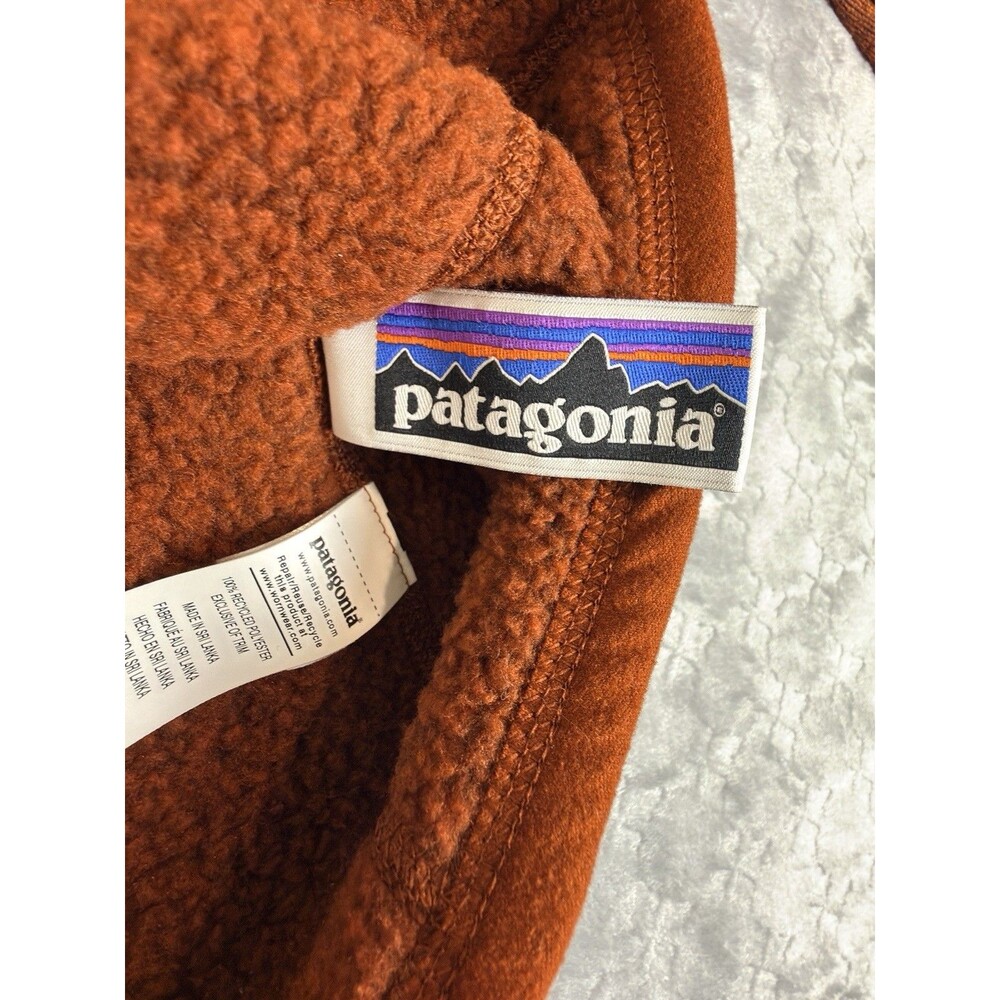 Patagonia Better Sweater Size XXL 1/4 Zip Burnished Red Pullover Youth Pocket - Picture 10 of 13